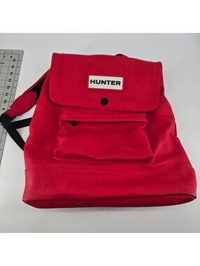Hunter for Target Red Rubberized Backpack 2018 Limited Edition Waterproof Bag